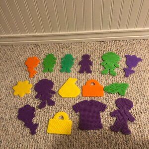 Perler Bead Lot of 15 Pegboards